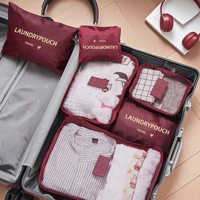 Packing cubes Shein Travel Packing Cubes 6pcs Set