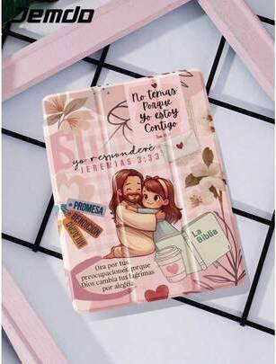 Shein God Girl Collage Pattern Tablet Case