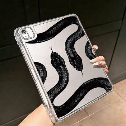 Shein Stylish Snake Pattern TPU Tablet Case