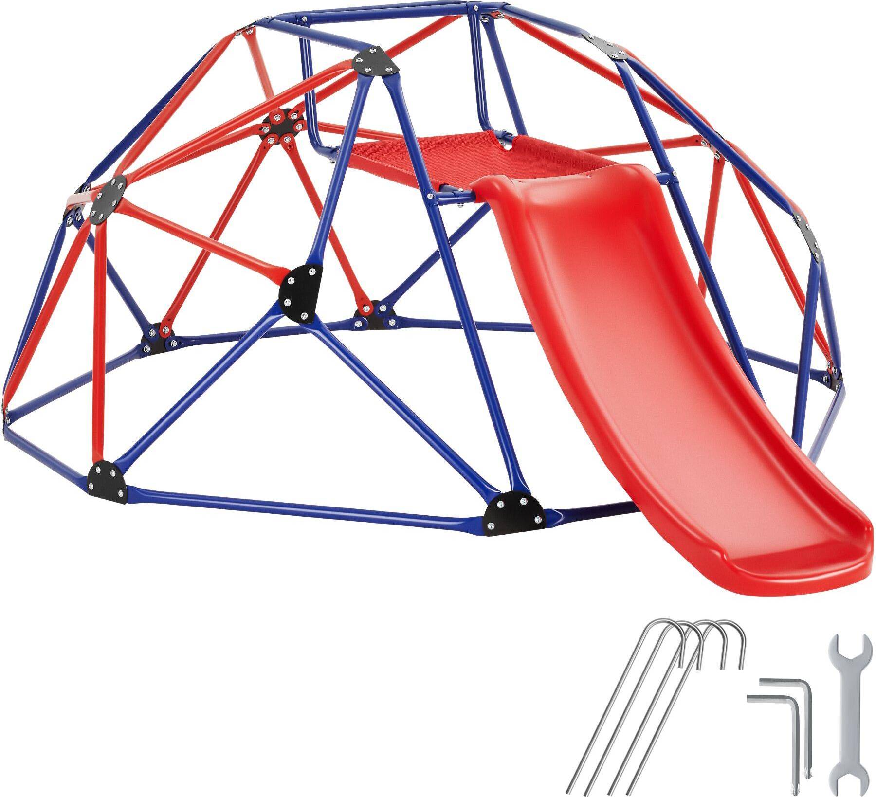 tectake Freeclimber Klatrestativ Med Rutsjebane