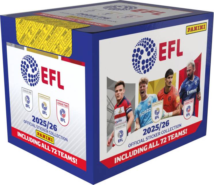 EFL 2026 Sticker Collection 36 Packs