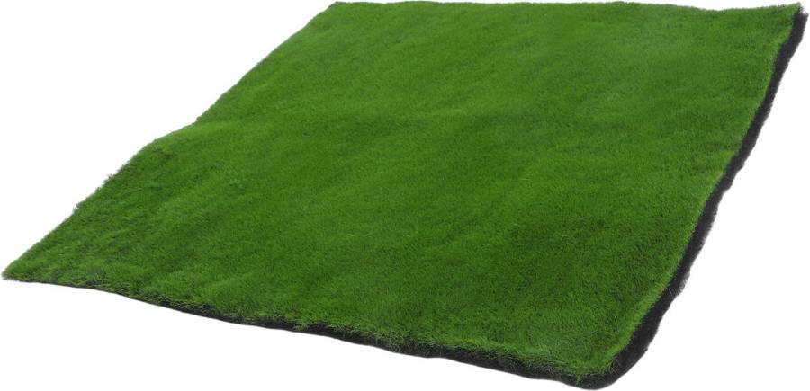 Inoomp Durable Green Artificial Moss Rug Plastic Turf