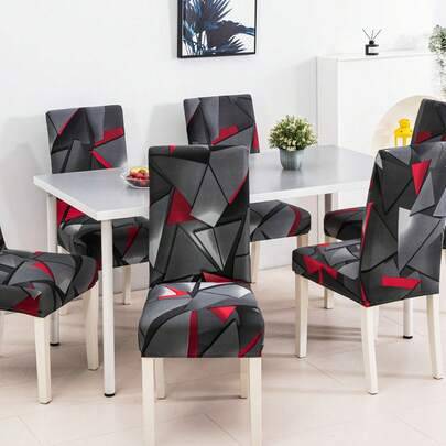 Shein Removable Covers Geometric Print Pattern