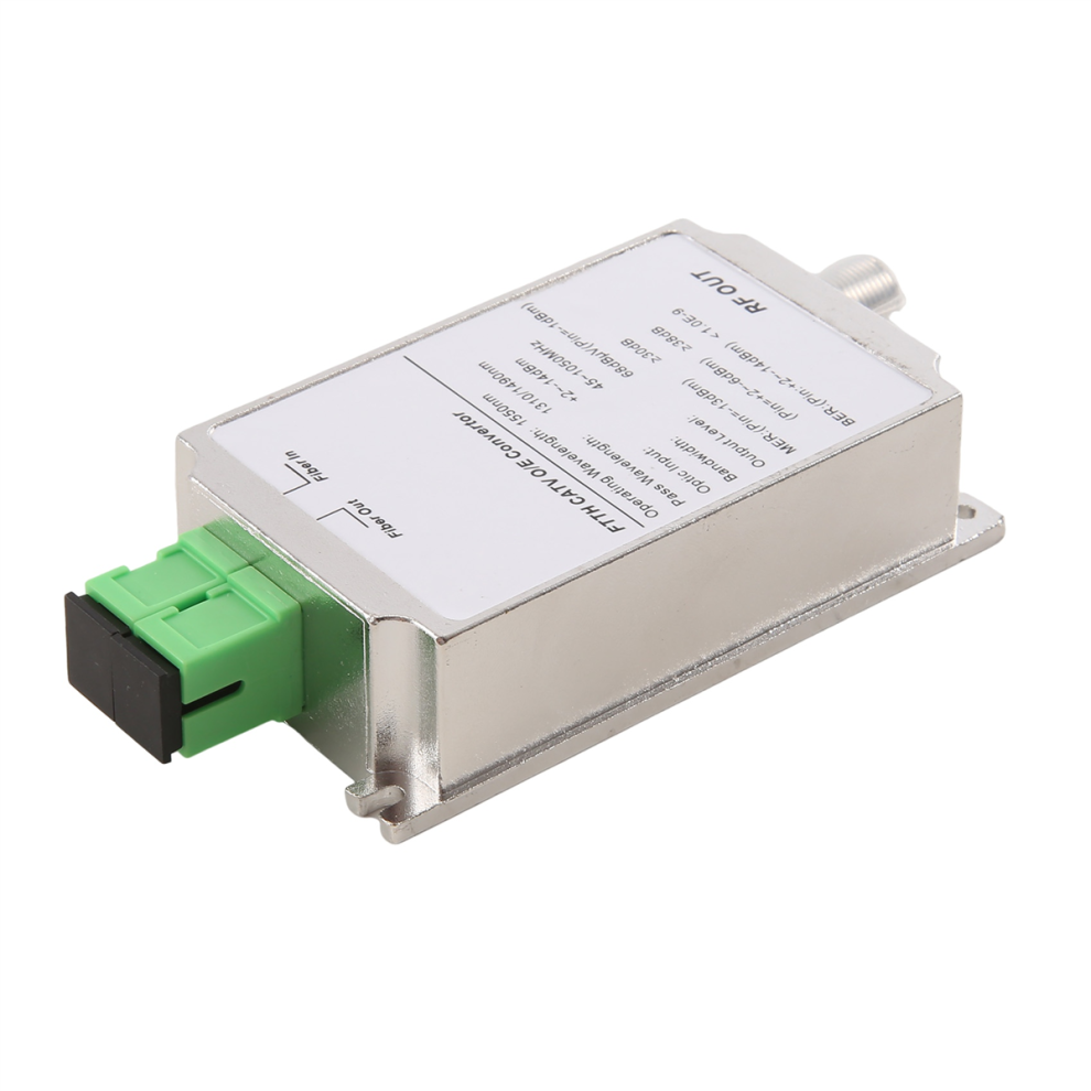Typecat Mini CATV FTTH Receiver Fiber Optical WDM Node RF Converter