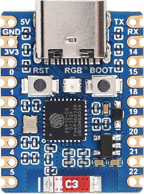 Tauoh ESP32 C6 Zero Development Board WiFi 6 Mini Module