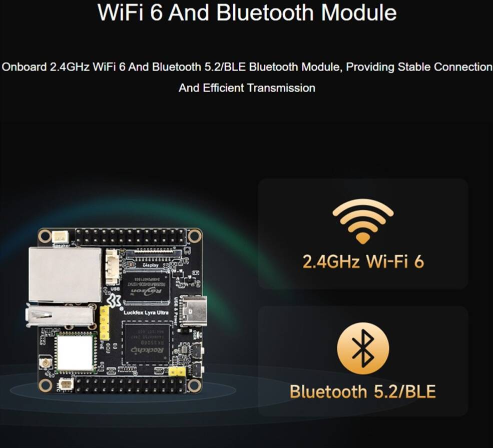Ultra W RK3506B Linux Board 8G EMMC