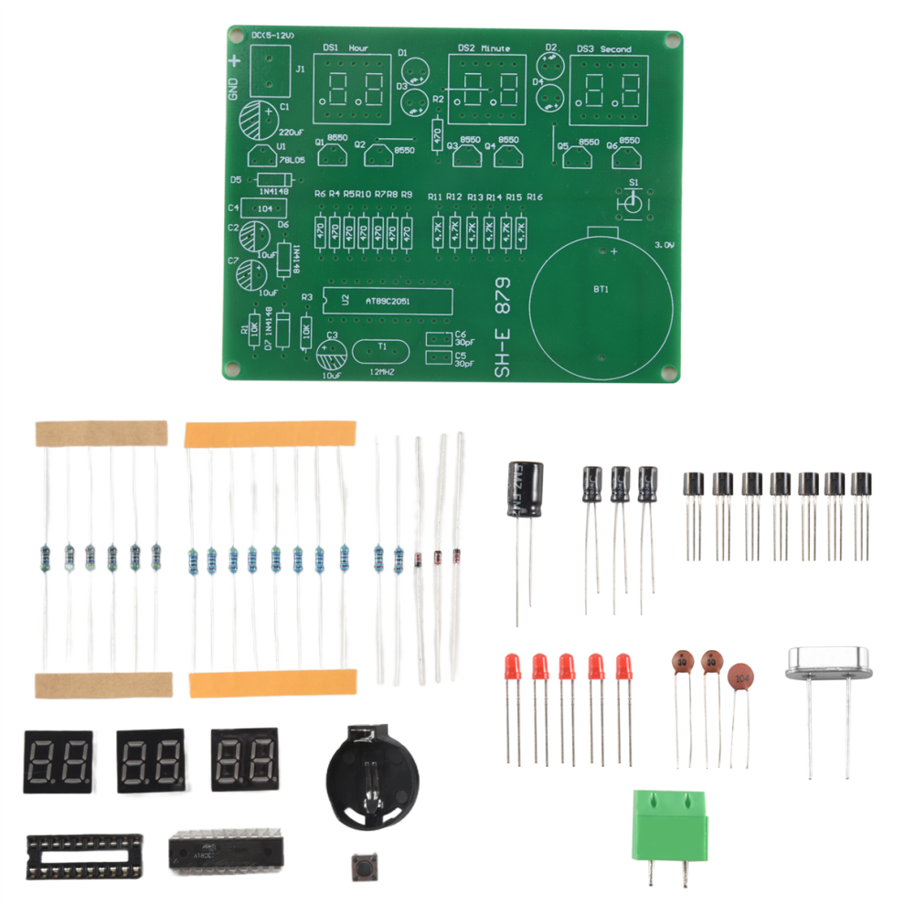 Typecat AT89C2051 6 Digital LED DIY Kit