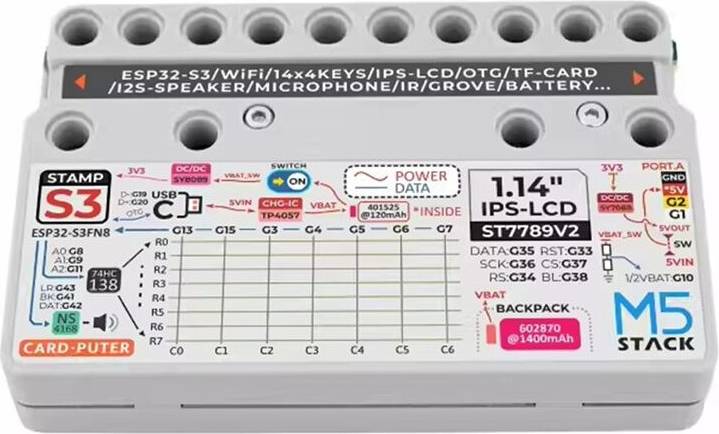 Kepptory M5stack Cardcomputer StampS3 Mikrocontroller