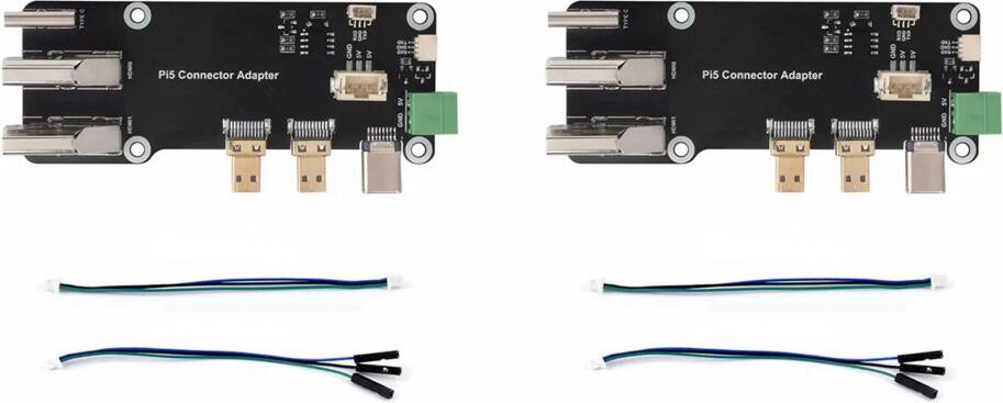 Raspberry Pi 5 4B Micro HD Adapter Bord