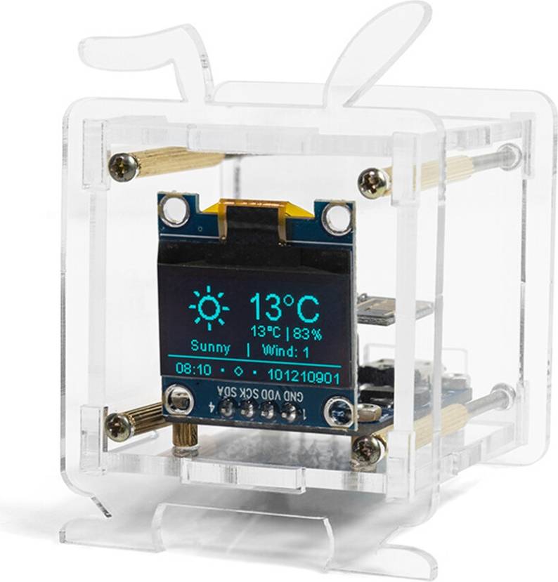 Typecat Esp8266 Mini Electronic Clock Kit