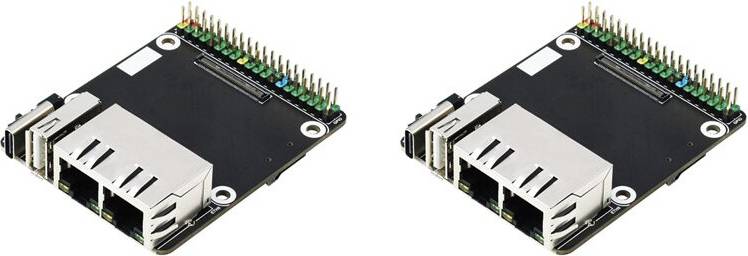 Typecat Dual Ethernet CM4 Trägerplatine für Raspberry Pi Compute Module