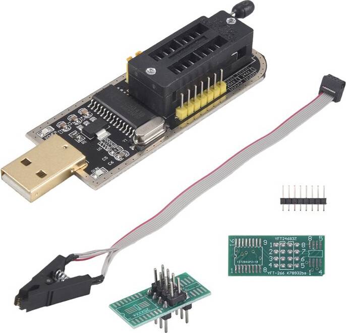 CH341A 24 25 Series EEPROM Flash BIOS USB Programmer Module
