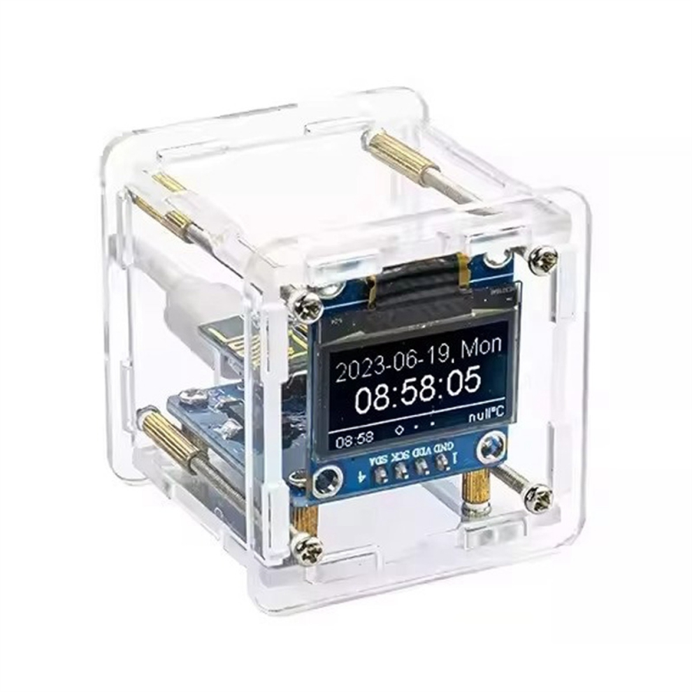 ESP8266 DIY Electronic Mini Weather Forecast Clock Kit