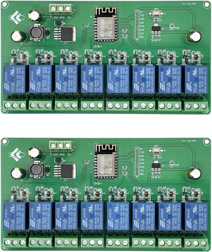 ESP8266 Wireless WiFi 8 Channel Relay Module