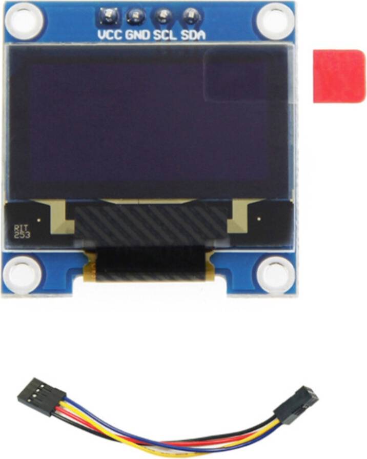 Raspberry Pi 0.96 Inch OLED I2C SSD 4-Pins Module