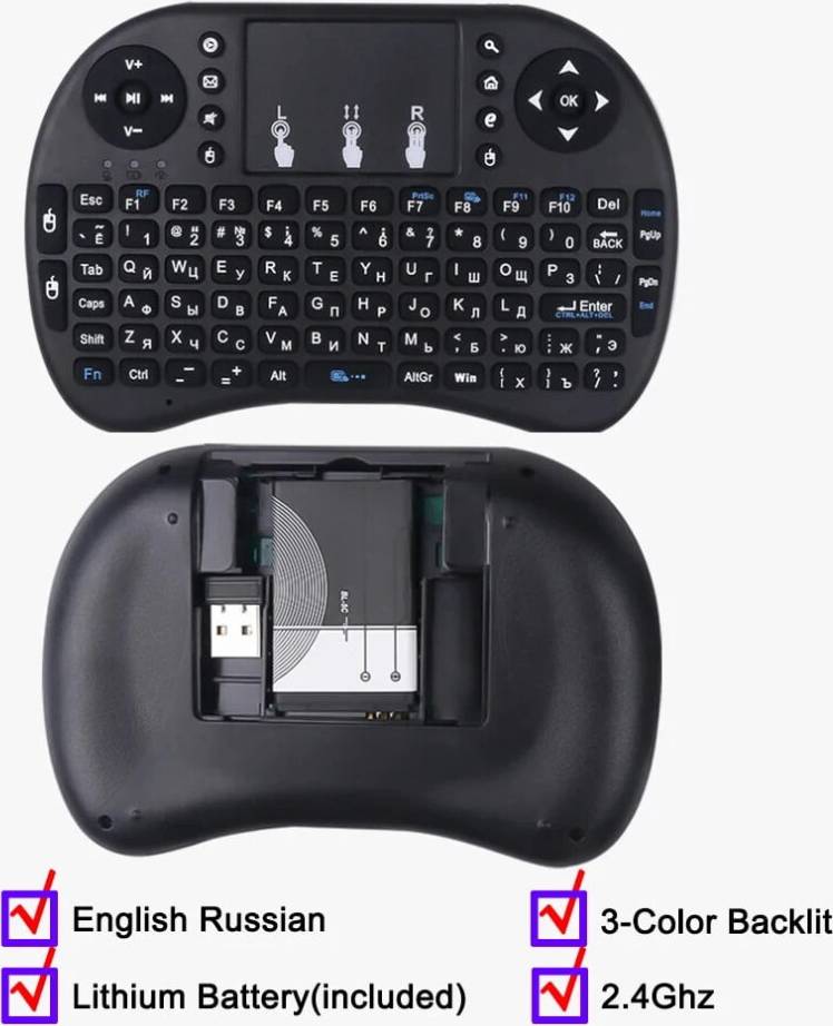 RGB Mini Bluetooth 5.0 Wireless Keyboard
