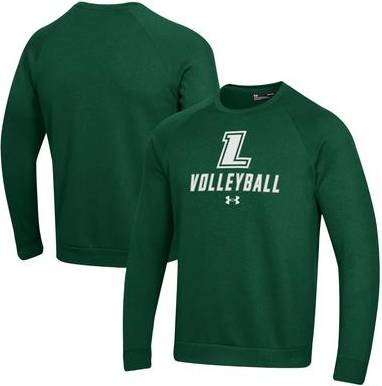 Under Armour Volleyball Rival Fleece Raglan Pullover Sweatshirt - Green