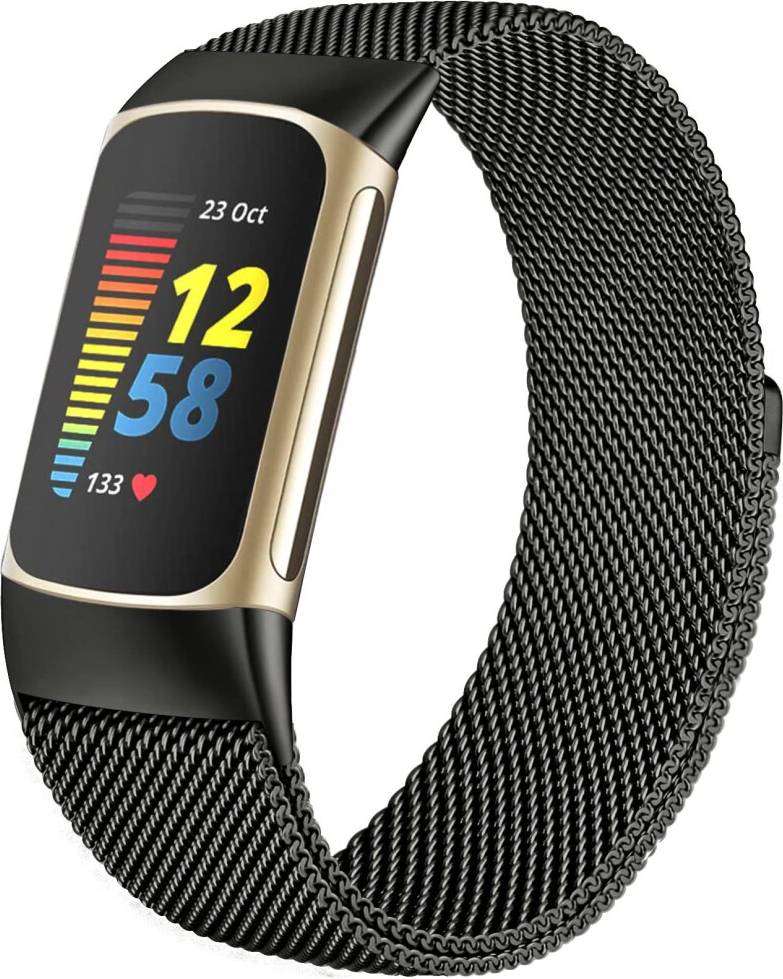 Compatible Fitbit Charge 6 Magnetic Stainless Steel Mesh Loop