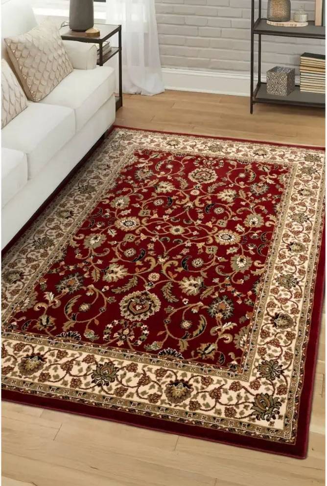 Homemaker Kellan Floral Rug Red cm
