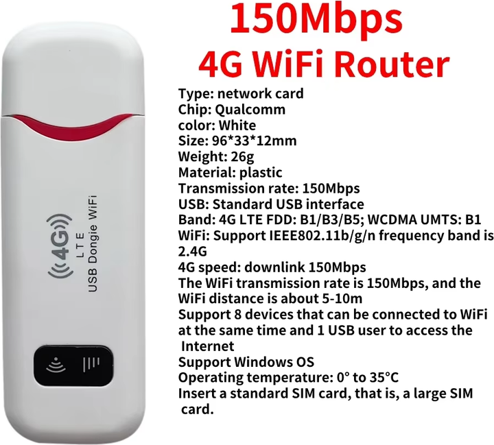 Maxpower Pocket WLAN Router 150 Mbit USB Adapter
