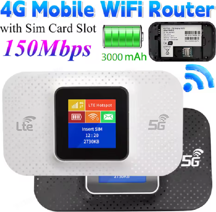 Maxpower LTE Wireless WiFi Router 3000mAh