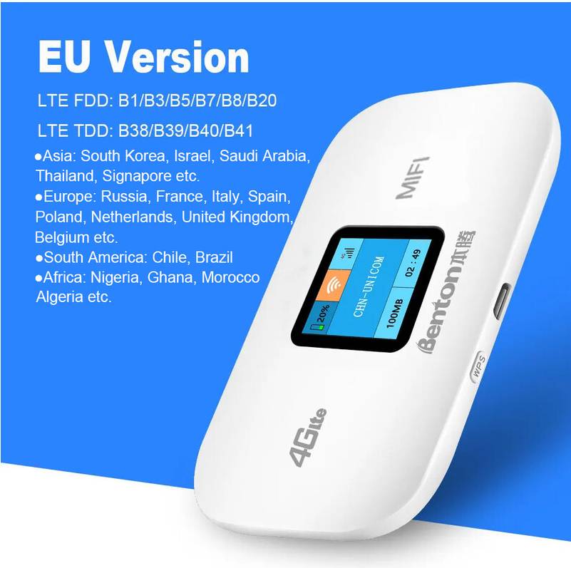 Maxpower Tragbarer WiFi 4G SIM Router USB