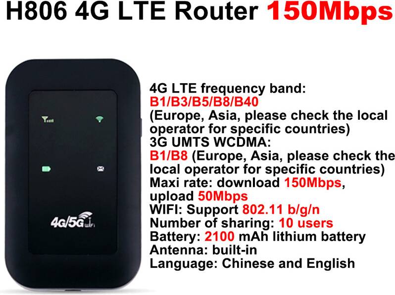 Mobiler wlan router Maxpower LTE Mobiler WLAN Router 3650 mAh