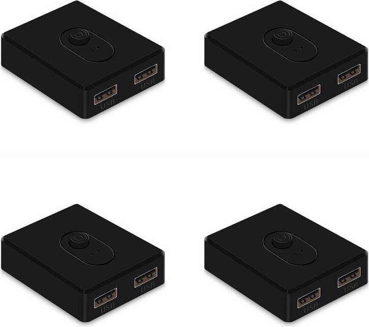 Typecat 4X USB 2.0 KVM Switcher