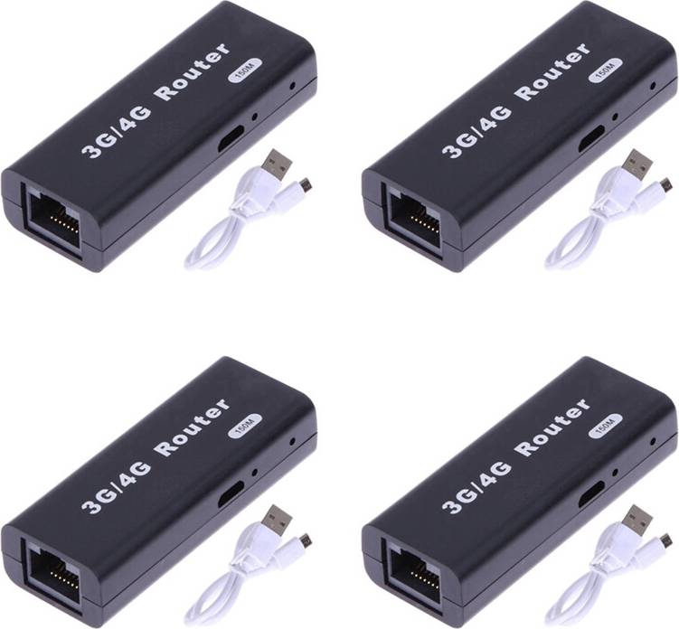 Tlily 4X Mini Portable 3G 4G WiFi Wlan Hotspot RJ45 USB Wireless Router