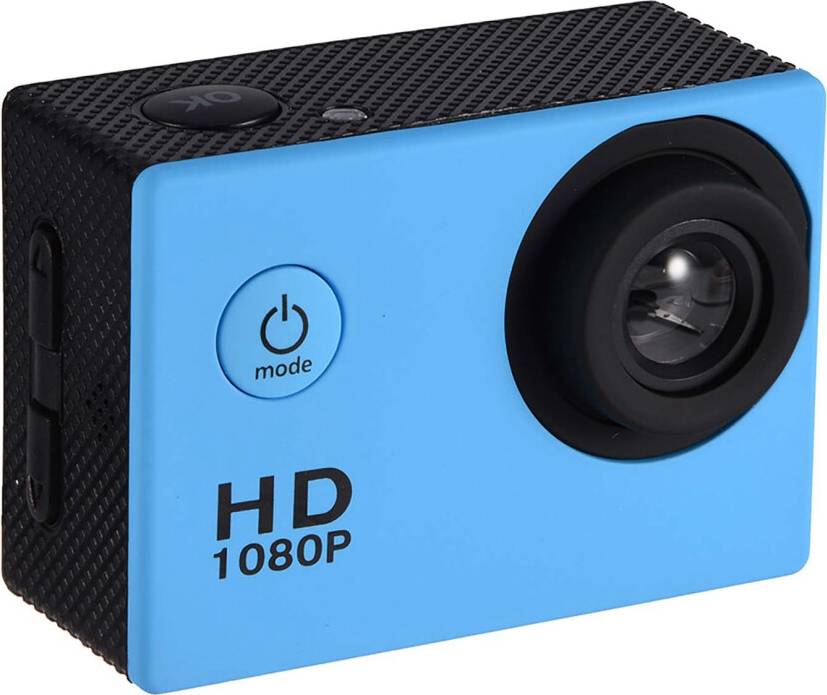 Mini Action Camera 30m Waterproof Blue