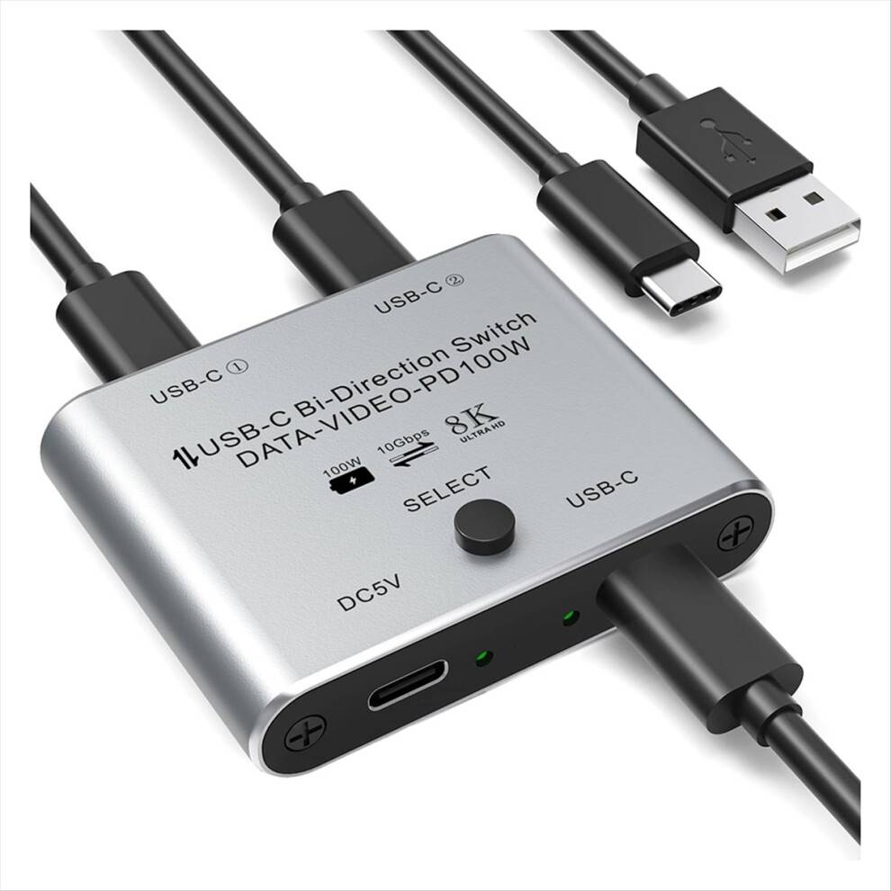 8K USB C Switch Bi-Directional KVM