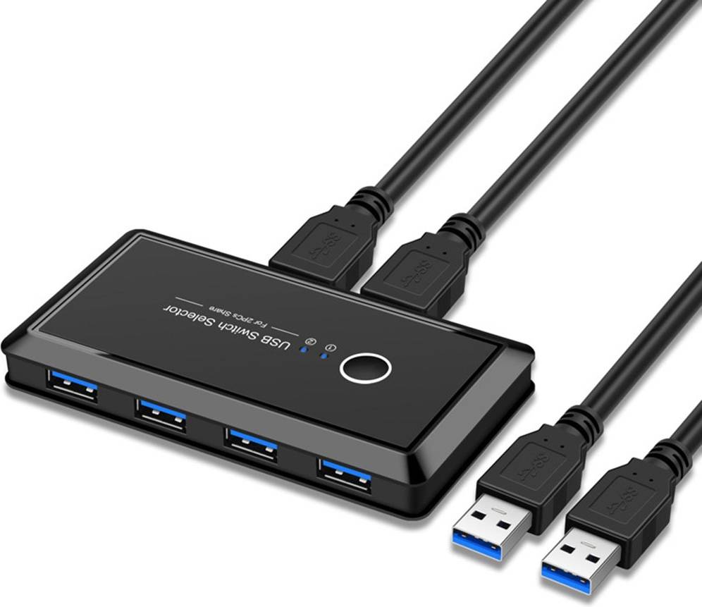 2X4 USB 3.0 Sharing Switch Selector
