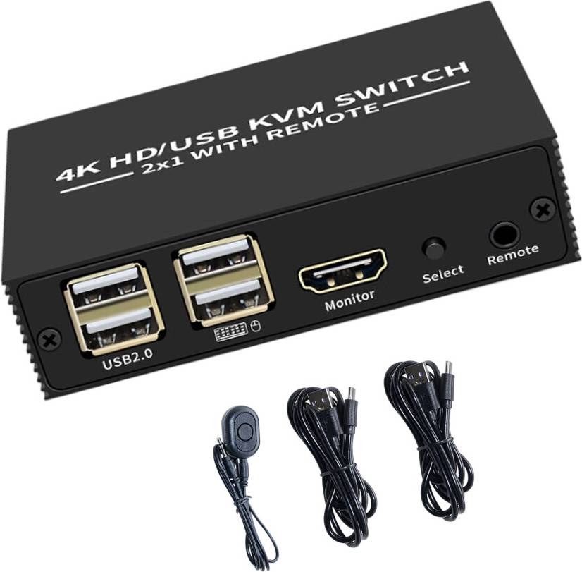 USB KVM Device HDTV Switcher Box