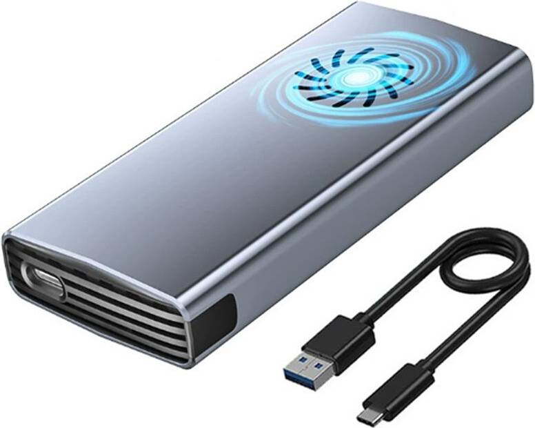 Typecat Case SSD NVMe M.2 10 Gbps Ventola Raffreddamento