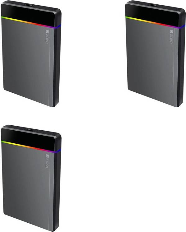 Typecat 3 Set 2.5 Inch HDD SSD Type-C RGB Enclosure
