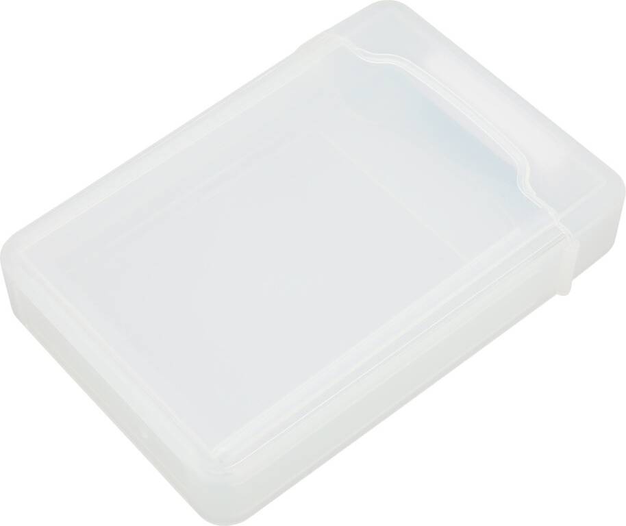 3.5in Hard Drive Case White Dual Disc