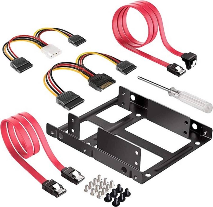 SSD Hard Drive Bracket Two Slot
