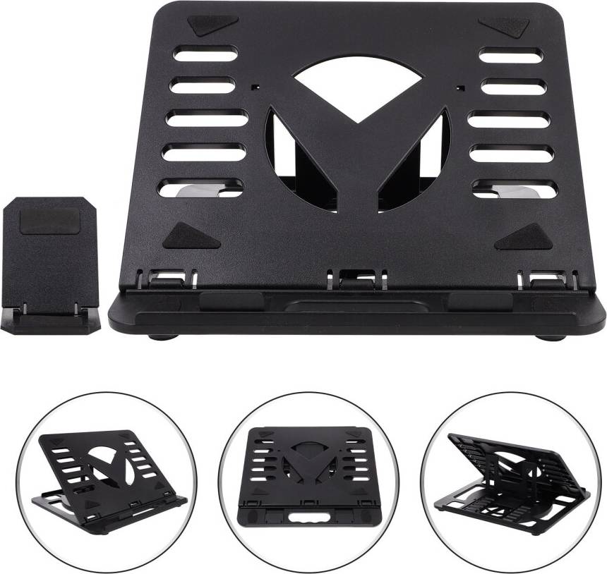 Portable Rectangular Laptop Riser Set