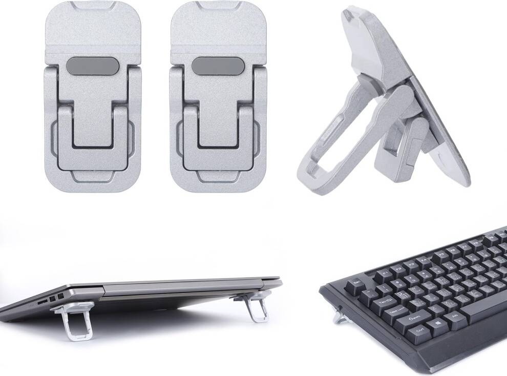 Ergonomic Foldable Laptop Stand Keyboard Riser
