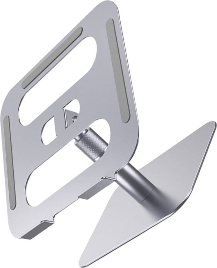 VILLCASE 2Pcs Silver Multi-Functional Laptop Stand