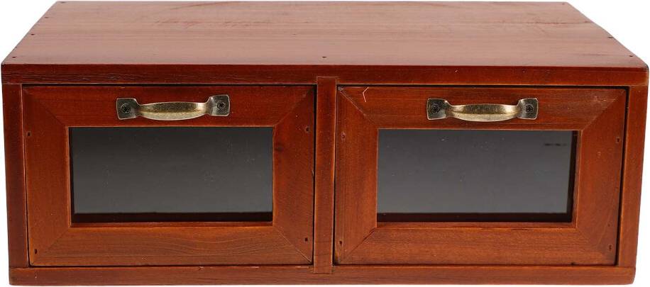 Wooden Monitor Stand Riser Desk Organizer