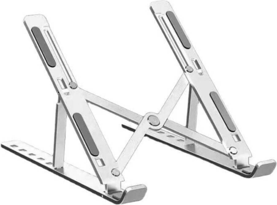 Foldable Laptop Riser with Ergonomic Angle Adjustment
