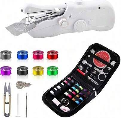 Portable sewing machine Shein Mini Portable Electric Quick Sewing Machine