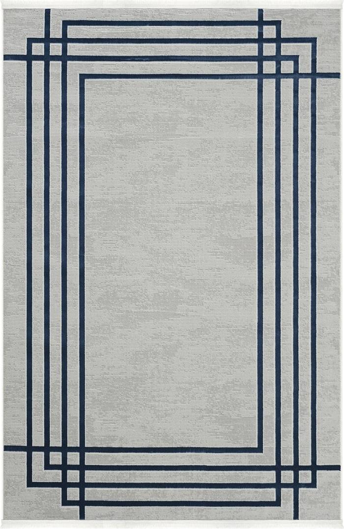 Longshore Tides Geometric Scandi Area Rug Machine Brown