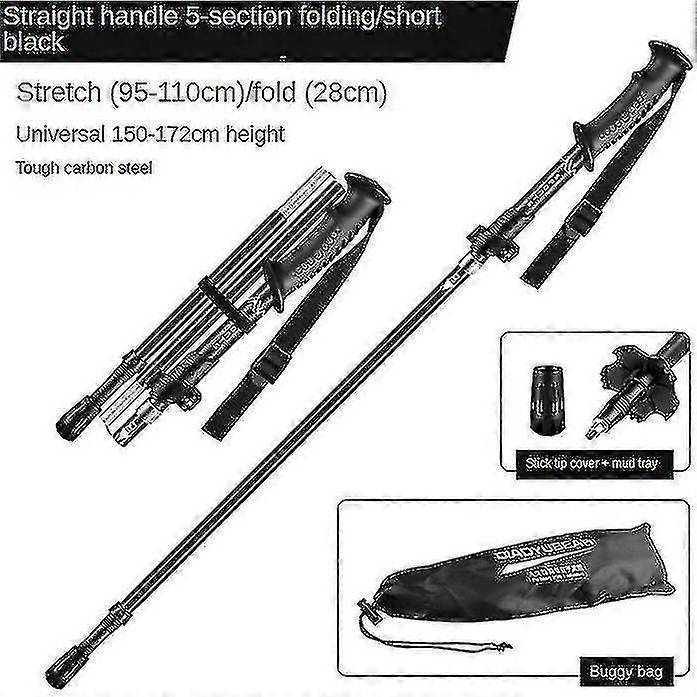 Kikidex Collapsible Aluminum Hiking Poles With Quick System