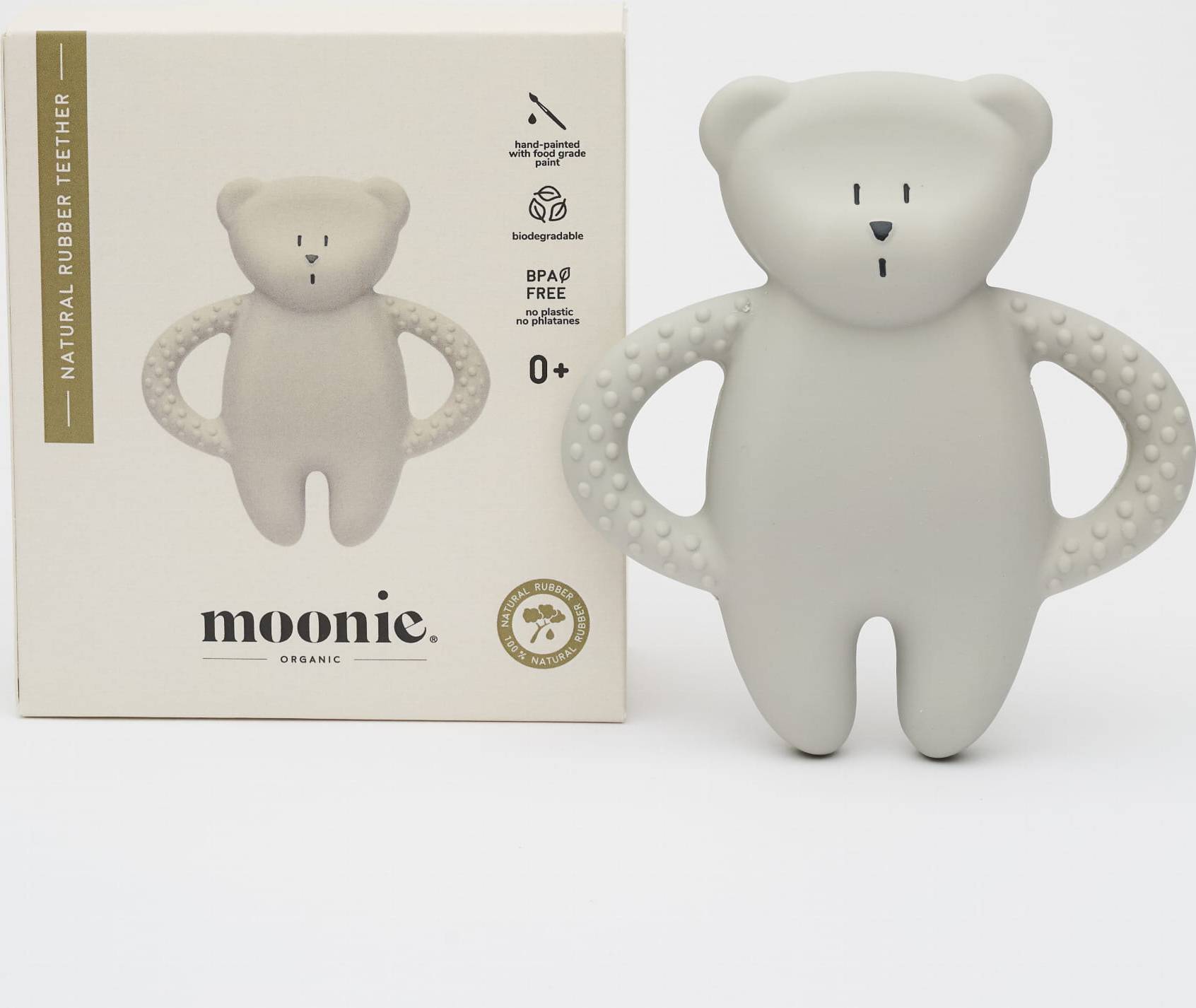Natural Teether Grey Beißring