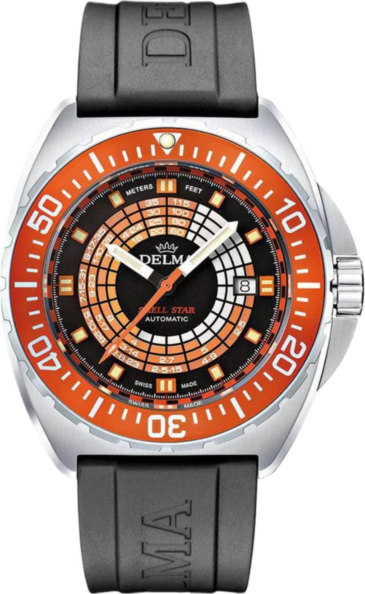 Delma Shell Star Decompression Timer Automatic Watch