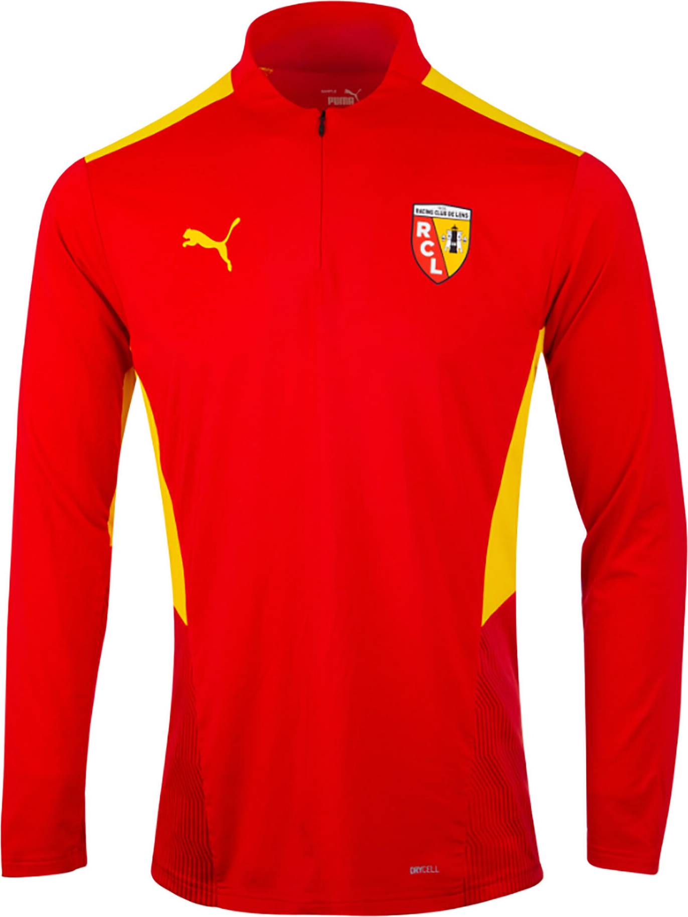 Puma Adult Zip Sweatshirt Rc Lens - Red/Yellow