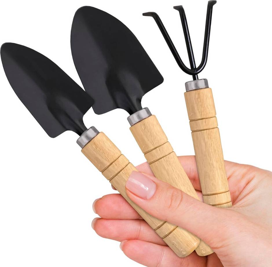 3-Piece Hand Rake Gardening Spade