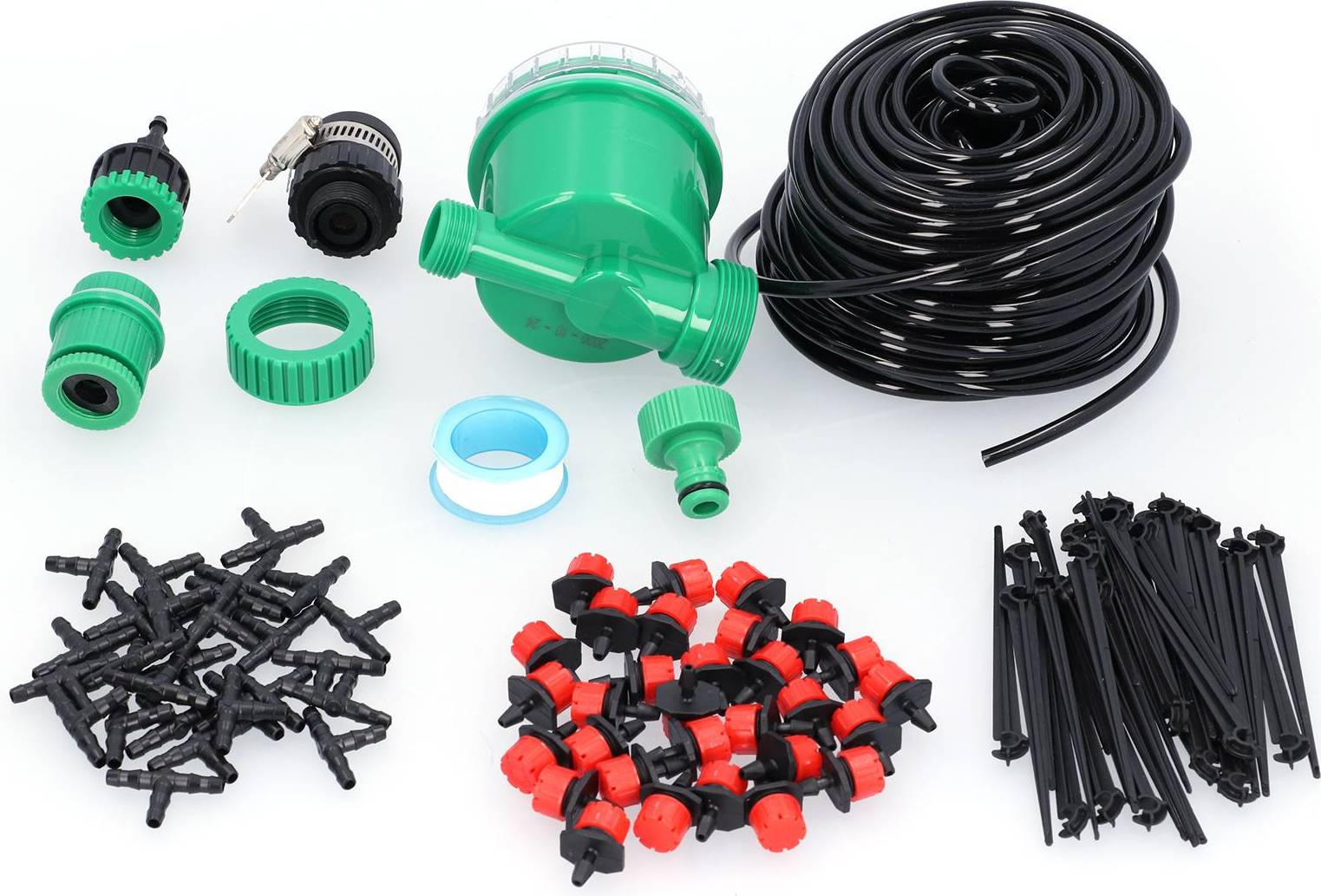 Vestidos 25m Drip Irrigation Kit Automatic Timing Watering System